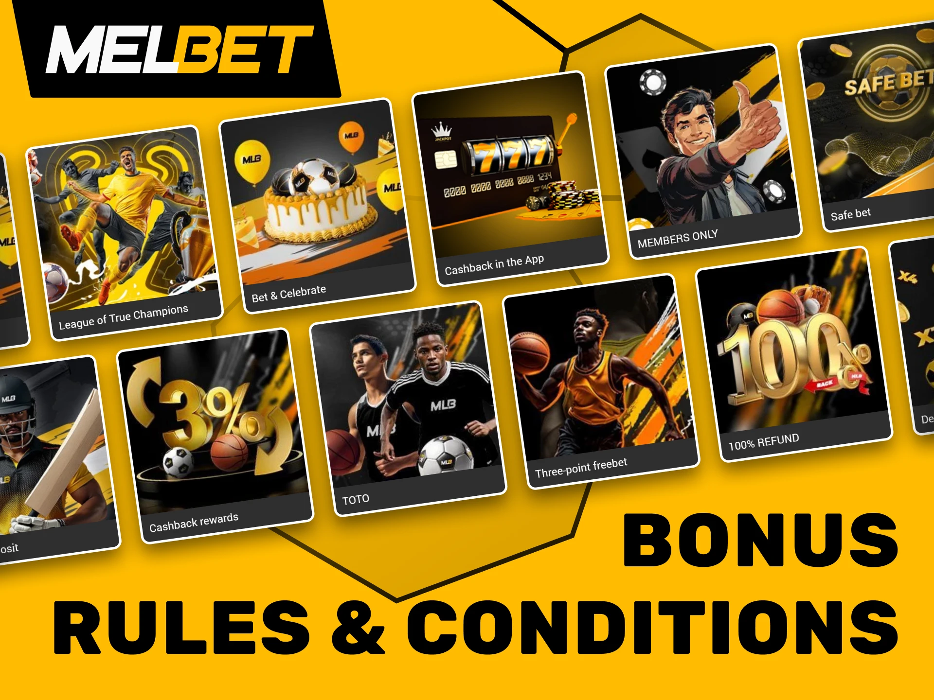 Players must follow the rules of Melbet platform in order to get a bonus.