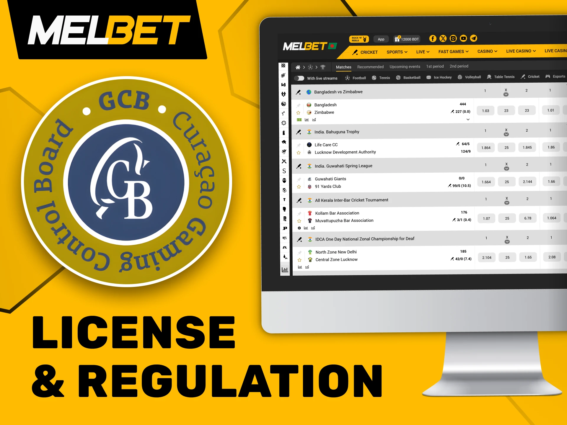 Melbet operates as a licensed casino and betting site in Bangladesh.