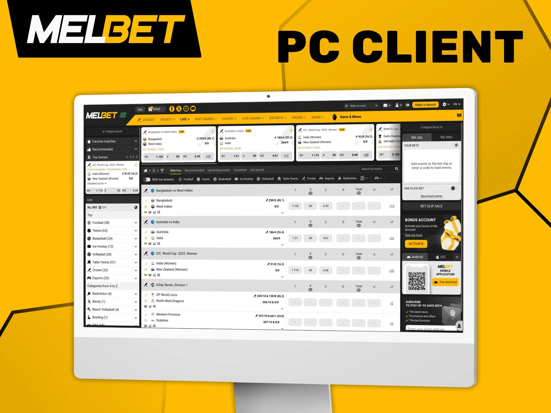 Access Melbet platform quickly with a shortcut on your PC.