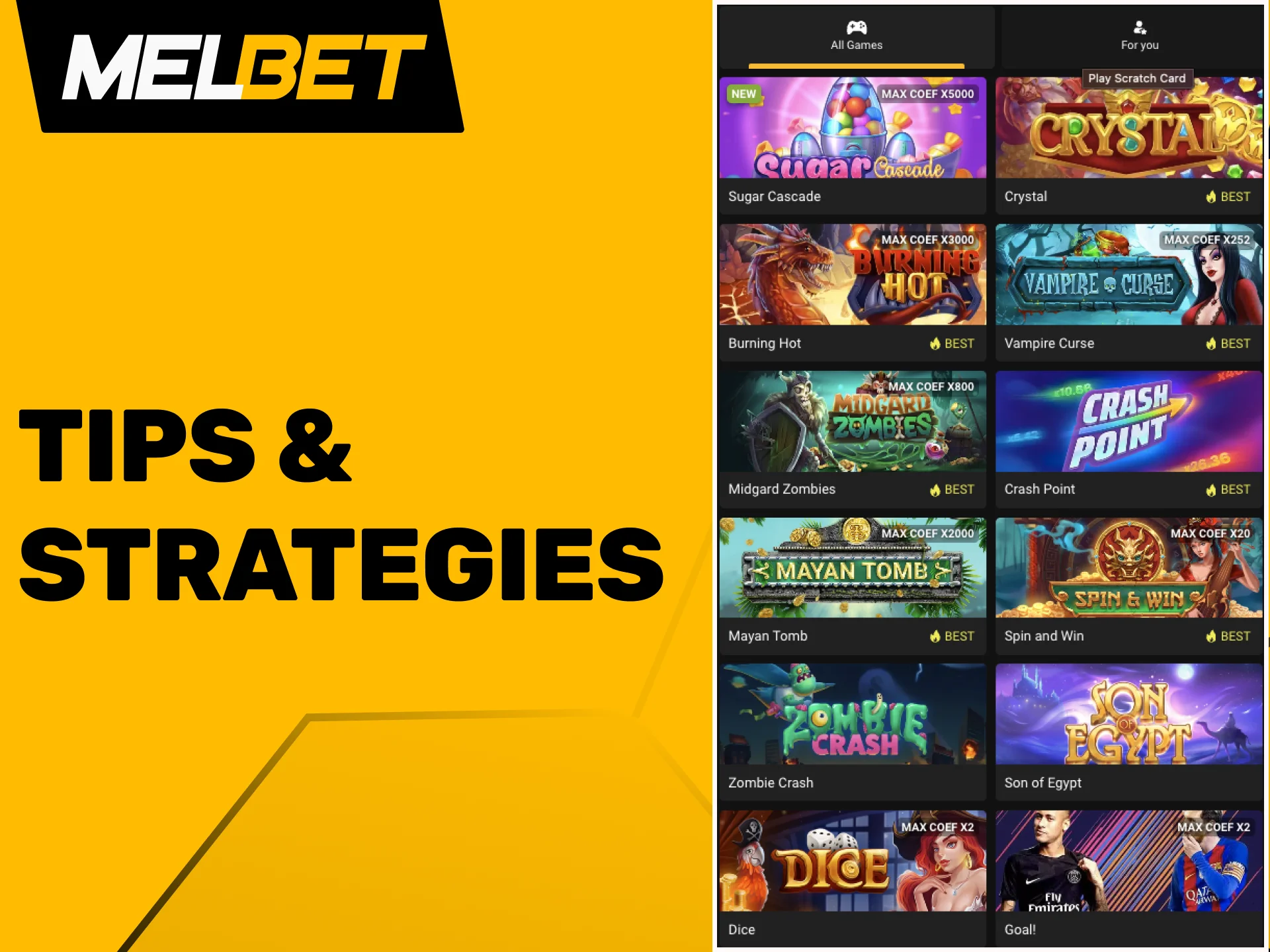 Get tips and learn simple tricks for fast games on the Melbet website.
