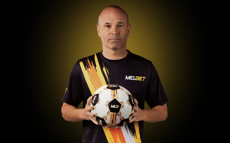 Melbet signed a sponsorship deal with Andr&eacute;s Iniesta.